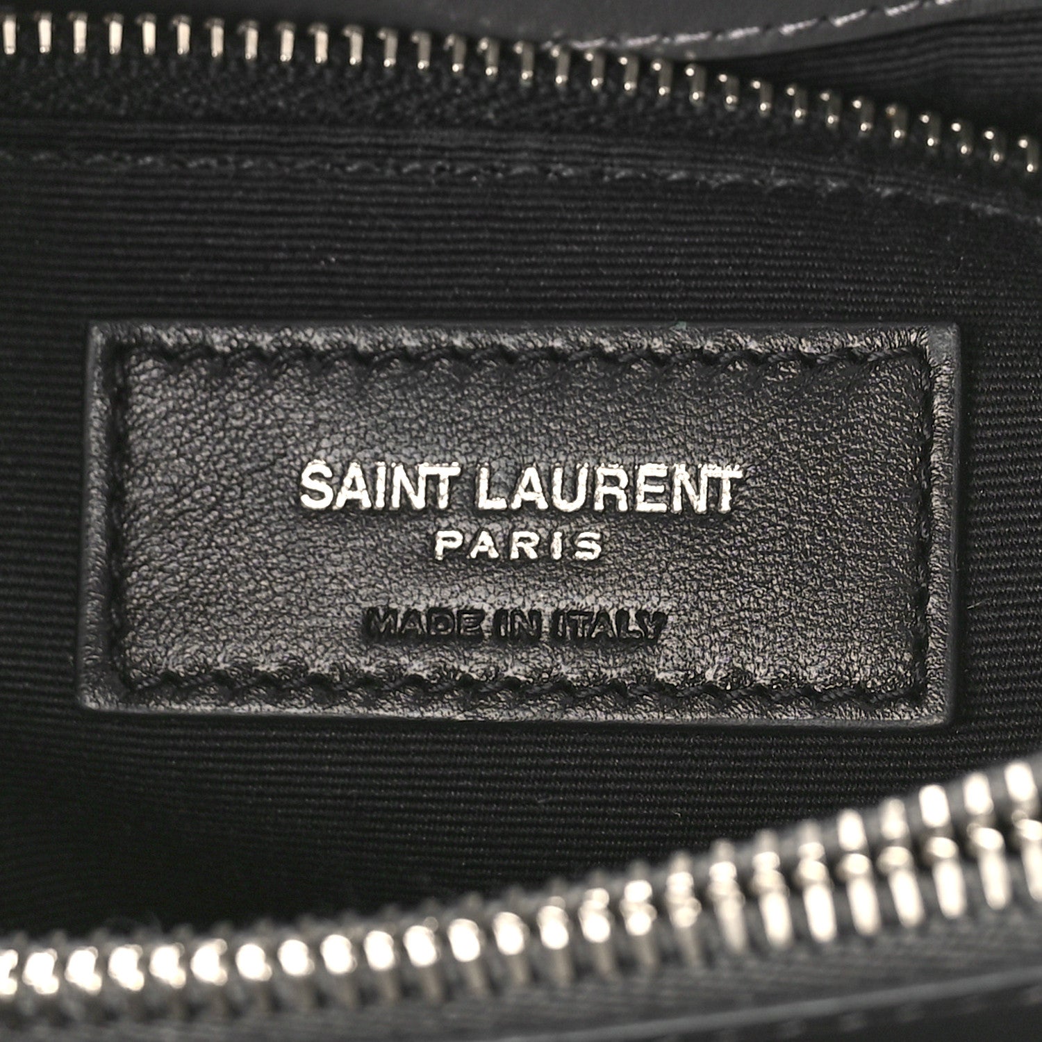 Saint Laurent Calfskin Y Quilted Monogram Small Loulou Shopper Grey 7 of 9