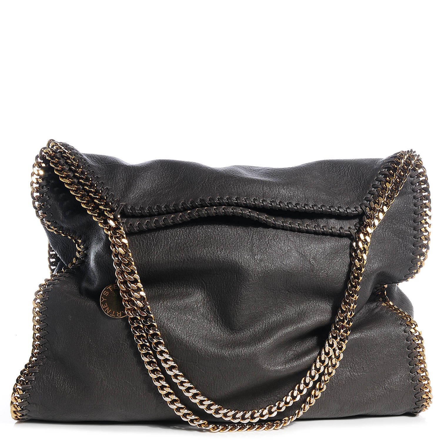 Stella McCartney Faux Leather Large Falabella Dark Chocolate 1 of 7