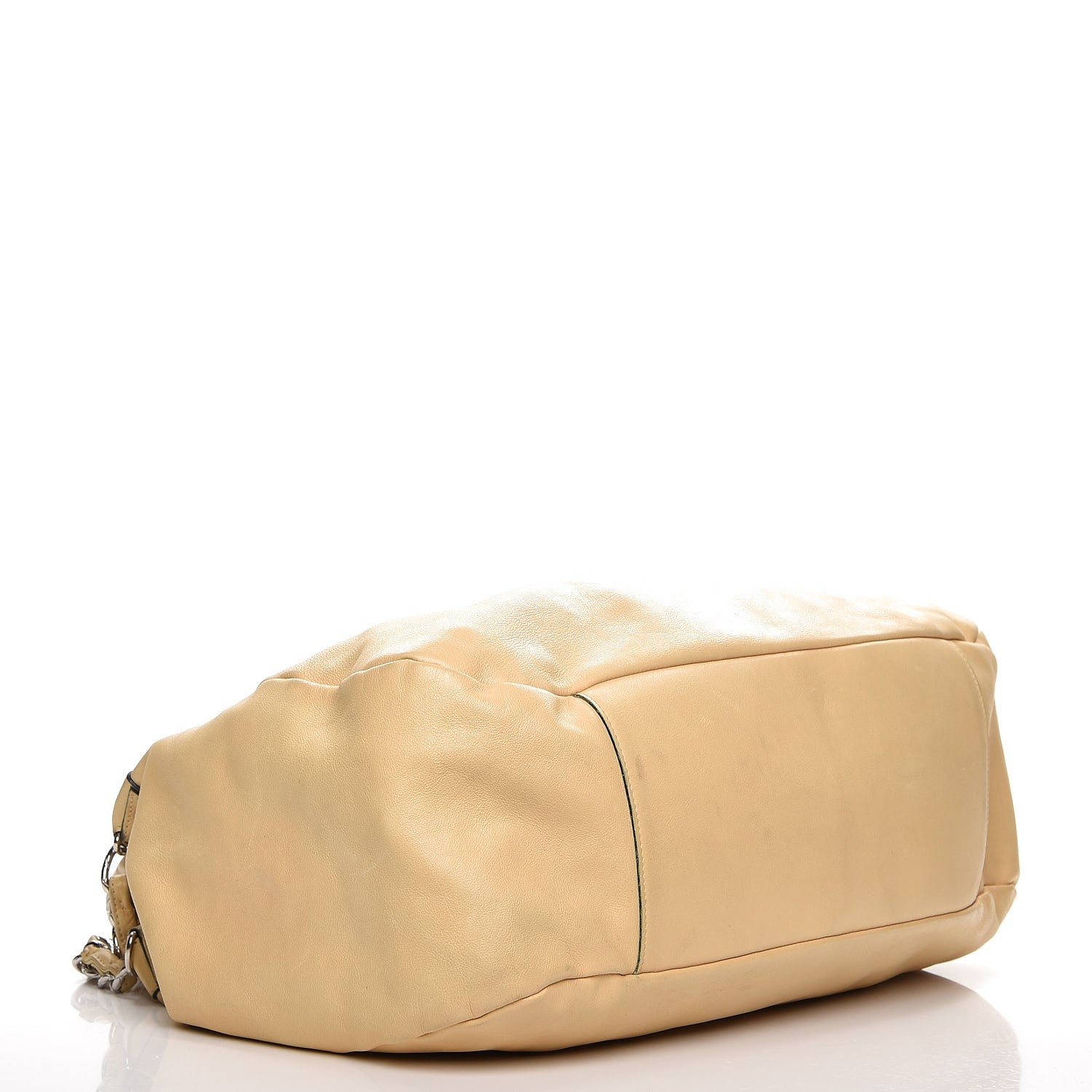 Chanel Lambskin Edgy Large Hobo Beige 4 of 14