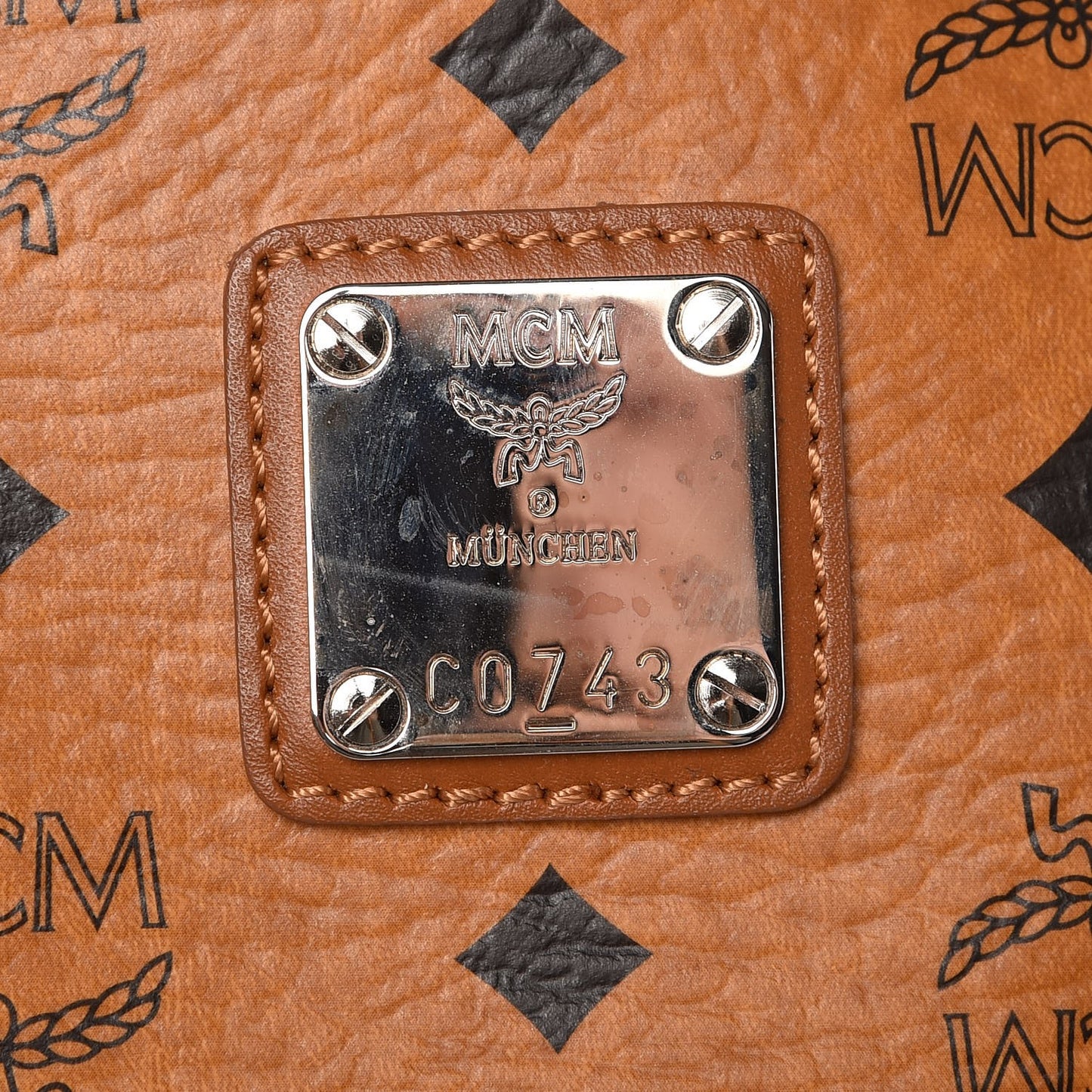 Visetos Shopping Tote Cognac