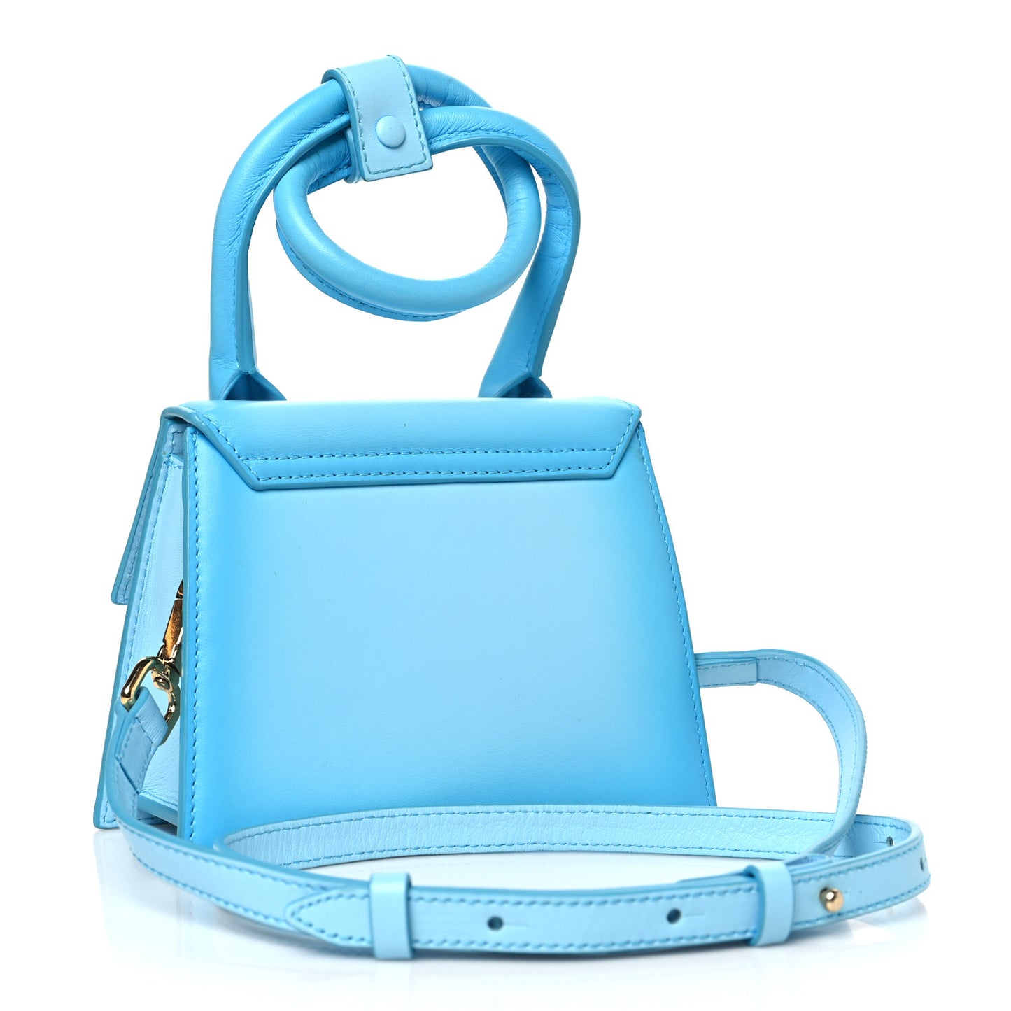 Smooth Calfskin Le Chiquito Noeud Blue