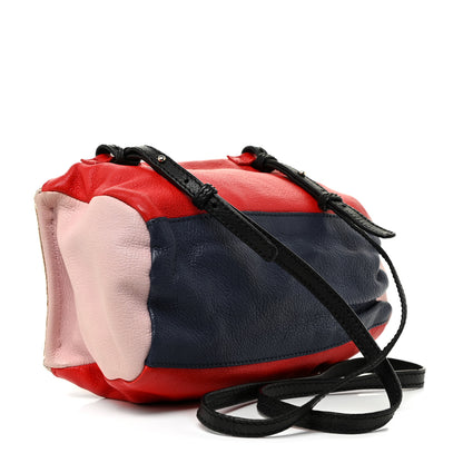 Givenchy Sugar Goatskin Tri-color Mini Pandora Red Pink Blue 2 of 17