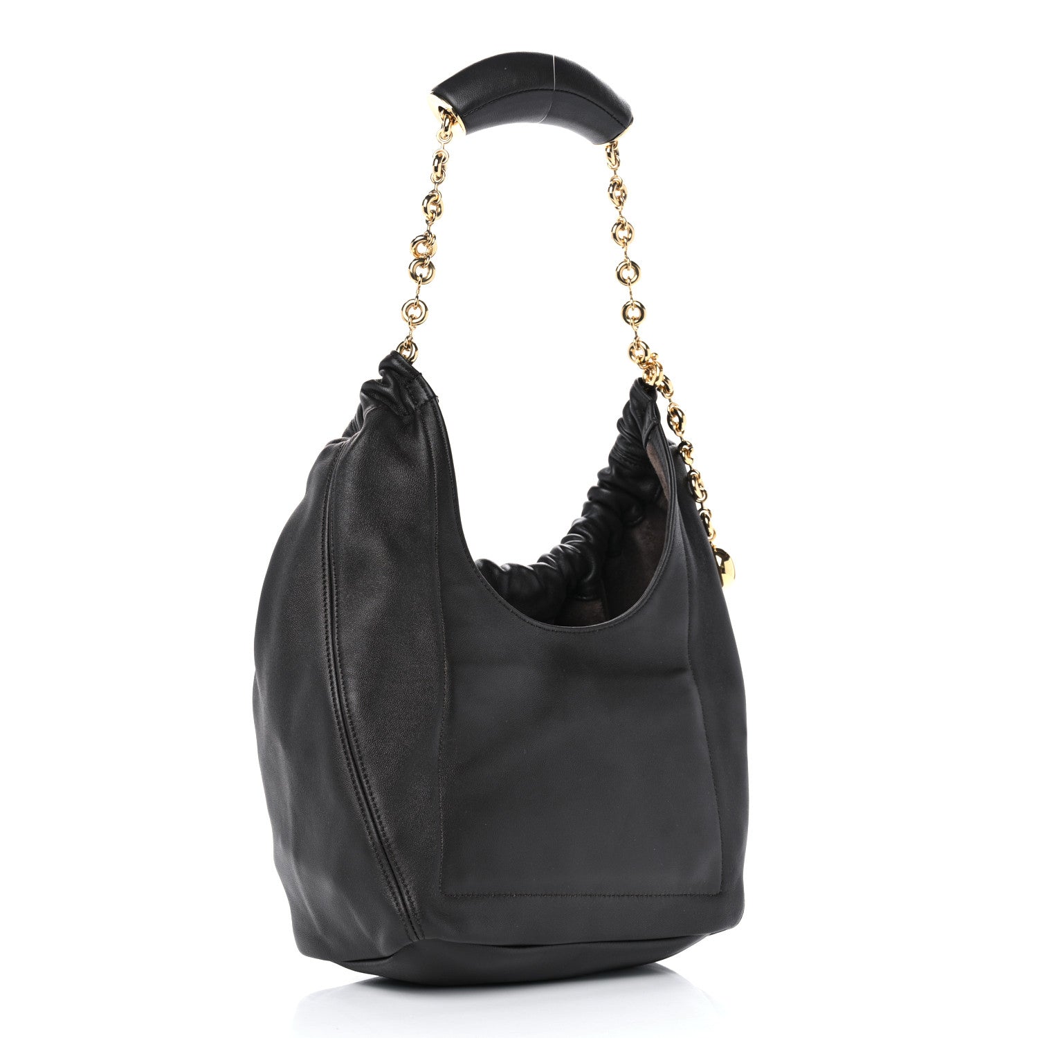 Loewe Nappa Small Squeeze Bag Dark Brown 3 of 9
