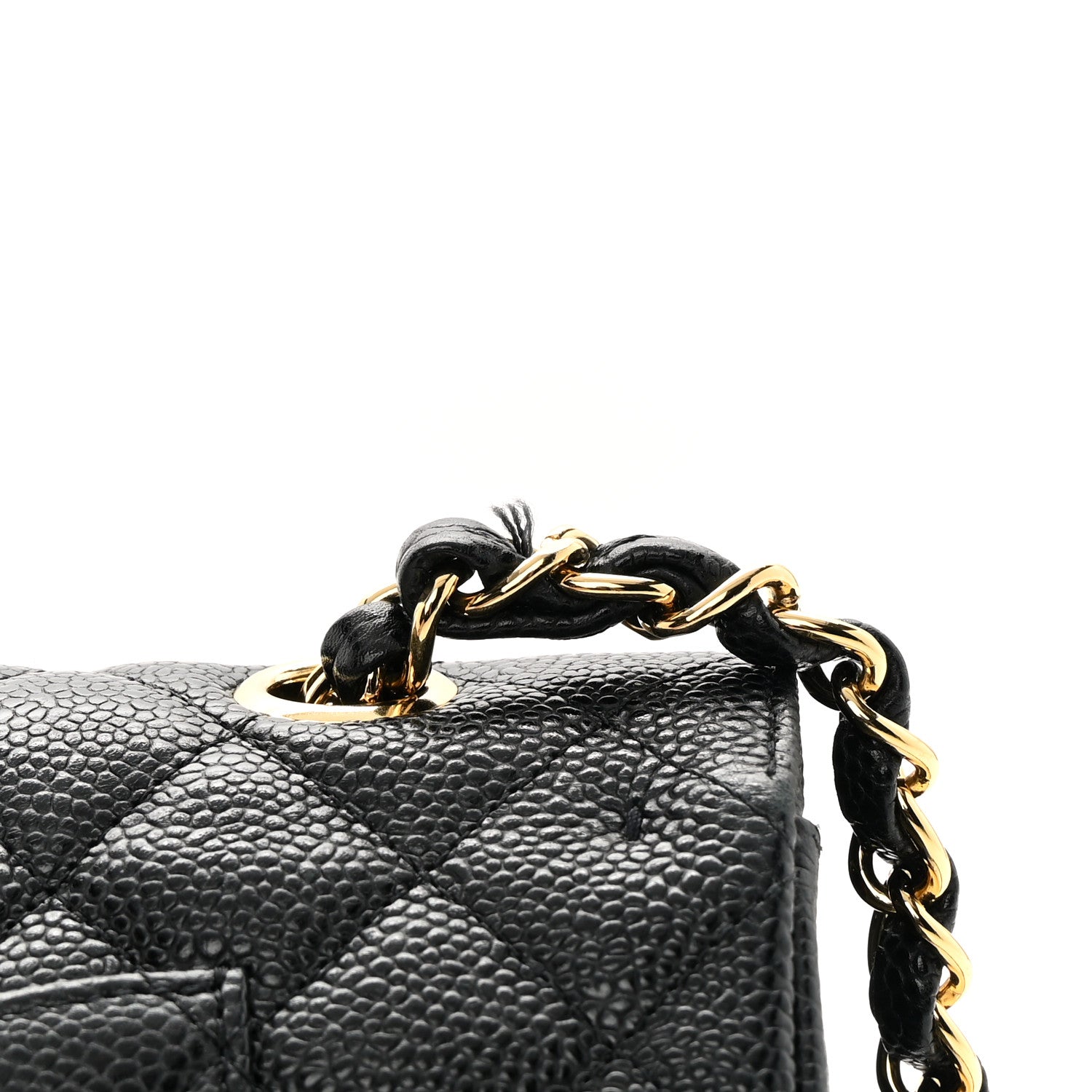 Chanel Caviar Quilted Medium Double Flap Black 14 of 16