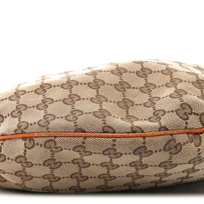 Gucci Monogram Glam Hobo Tan 9 of 10