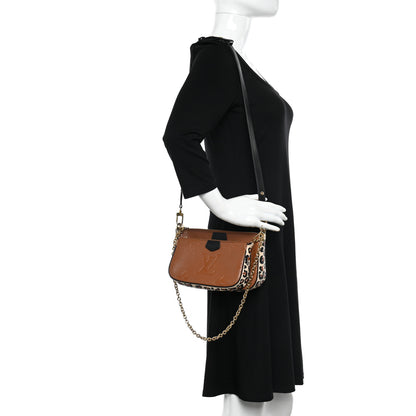Louis Vuitton Empreinte Monogram Giant Wild At Heart Multi Pochette Accessories Caramel 2 of 11