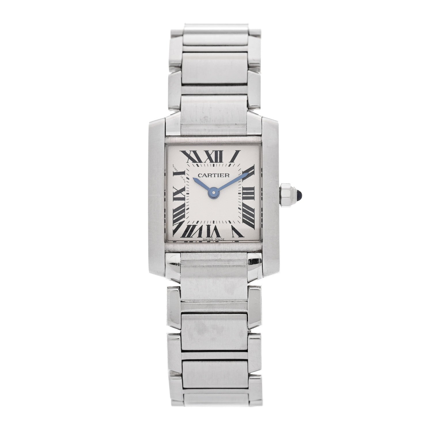 Cartier Stainless Steel 20mm Tank Francaise Quartz Watch 1 of 4