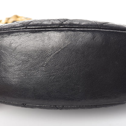 Chanel Lambskin Quilted CC Shoulder Bag Black 13 of 15