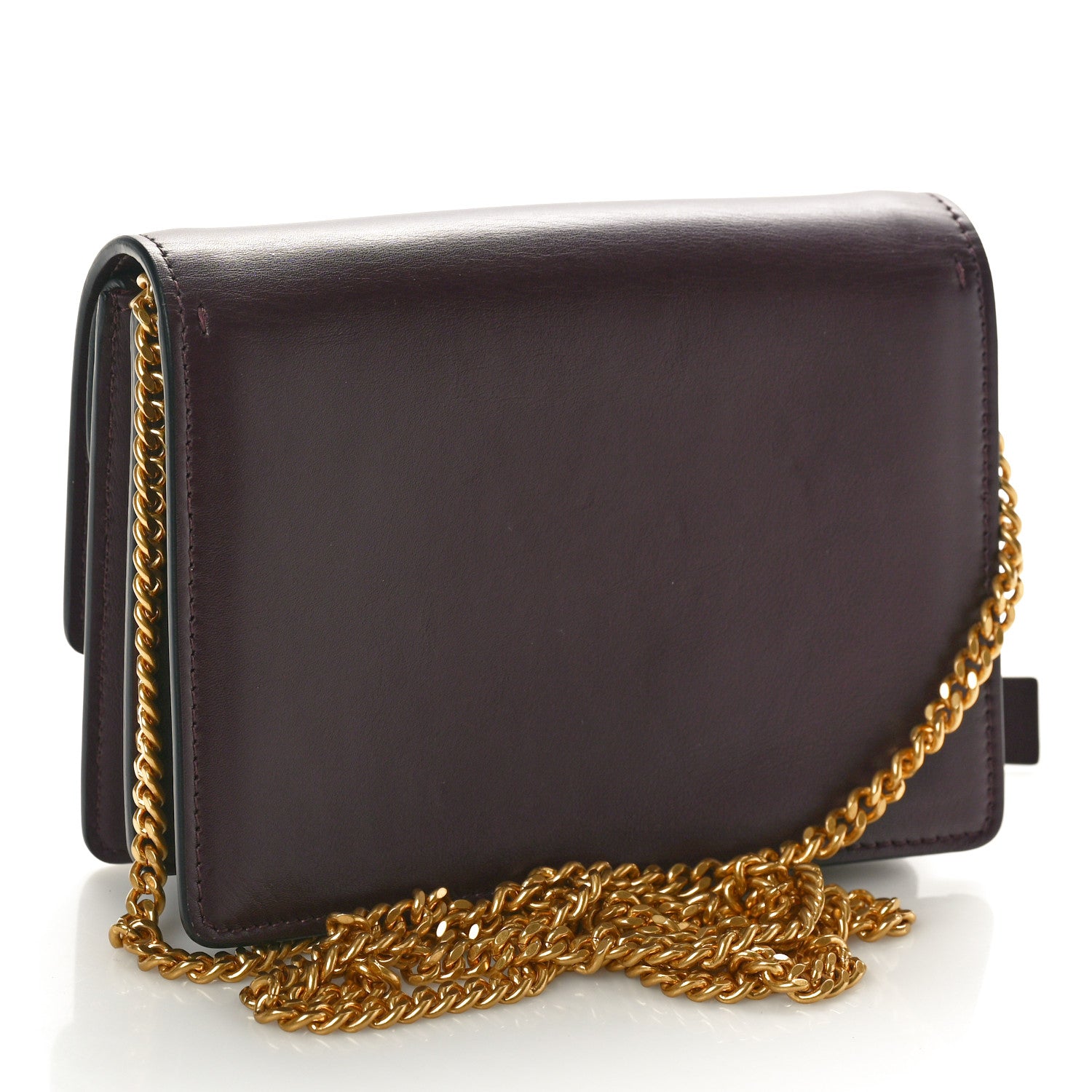 Valentino Garavani X UNDERCOVER Smooth Calfskin Graphic Print VSling Chain Crossbody Bag Rubin 3 of 9