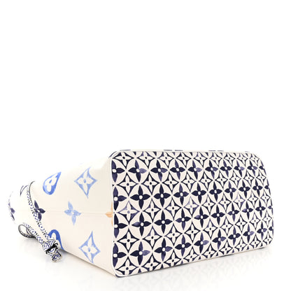 Louis Vuitton Monogram Canvas By The Pool Monaco 2.0 Neverfull GM Set Blue 5 of 12