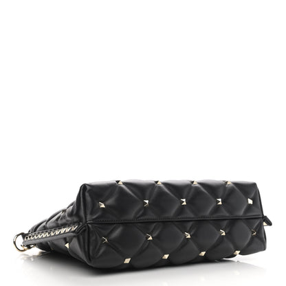 Valentino Garavani Nappa Candystud Shoulder Bag Black 4 of 9