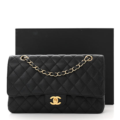 Chanel Caviar Quilted Medium Double Flap Black 11 of 11