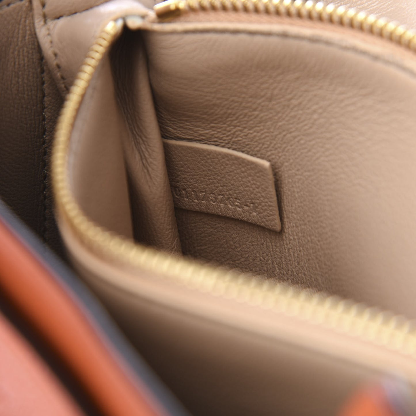 Goatskin Medium Mily Shoulder Bag Sepia Red