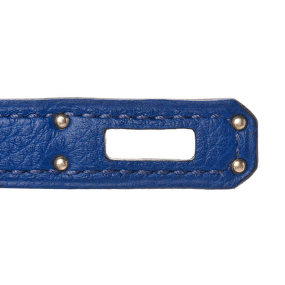 Hermes Togo Verso Birkin 25 Bleu Royal Capucine 28 of 35