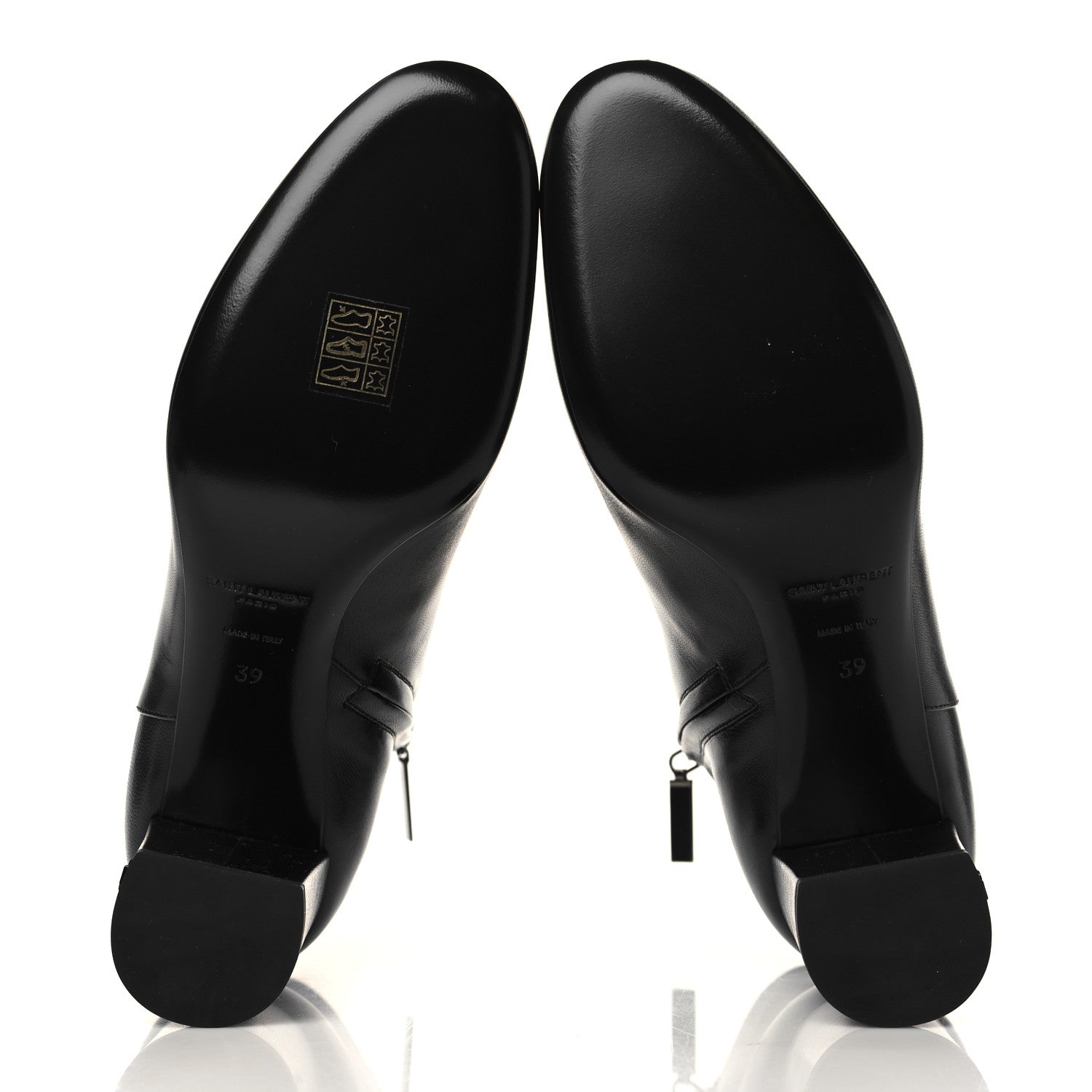 Saint Laurent Nappa Vendome Loulou Ankle Zip Boot 39 Black 5 of 9