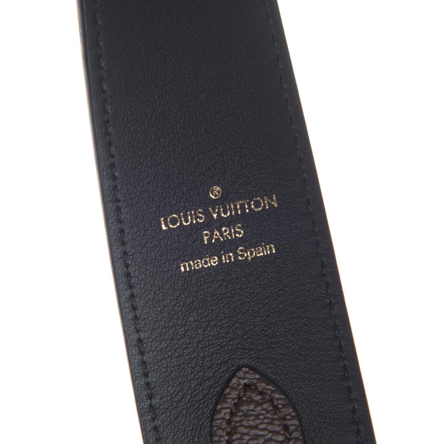 Louis Vuitton Monogram Bandouliere Shoulder Strap Black 3 of 7