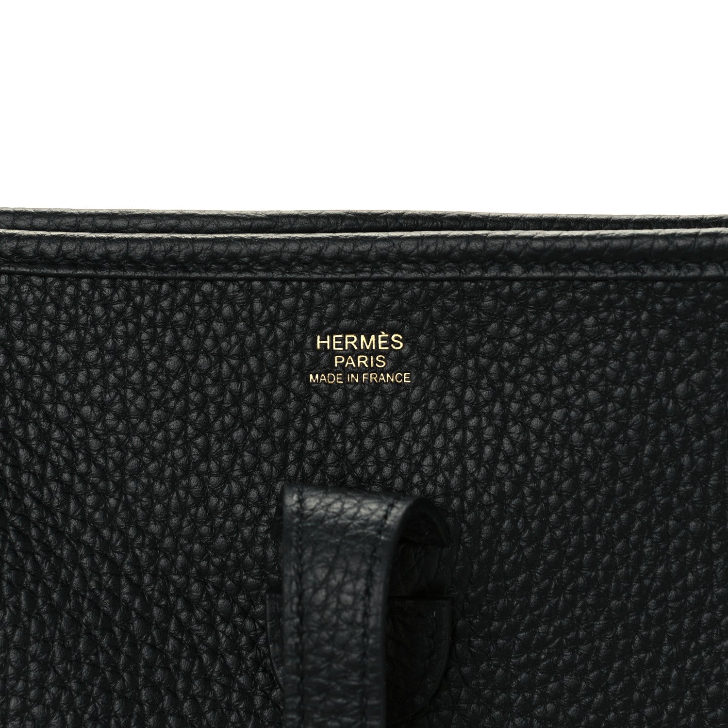 Hermes Taurillon Clemence Evelyne III PM Black 5 of 10