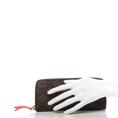 Louis Vuitton Monogram Clemence Wallet Piment 2 of 8