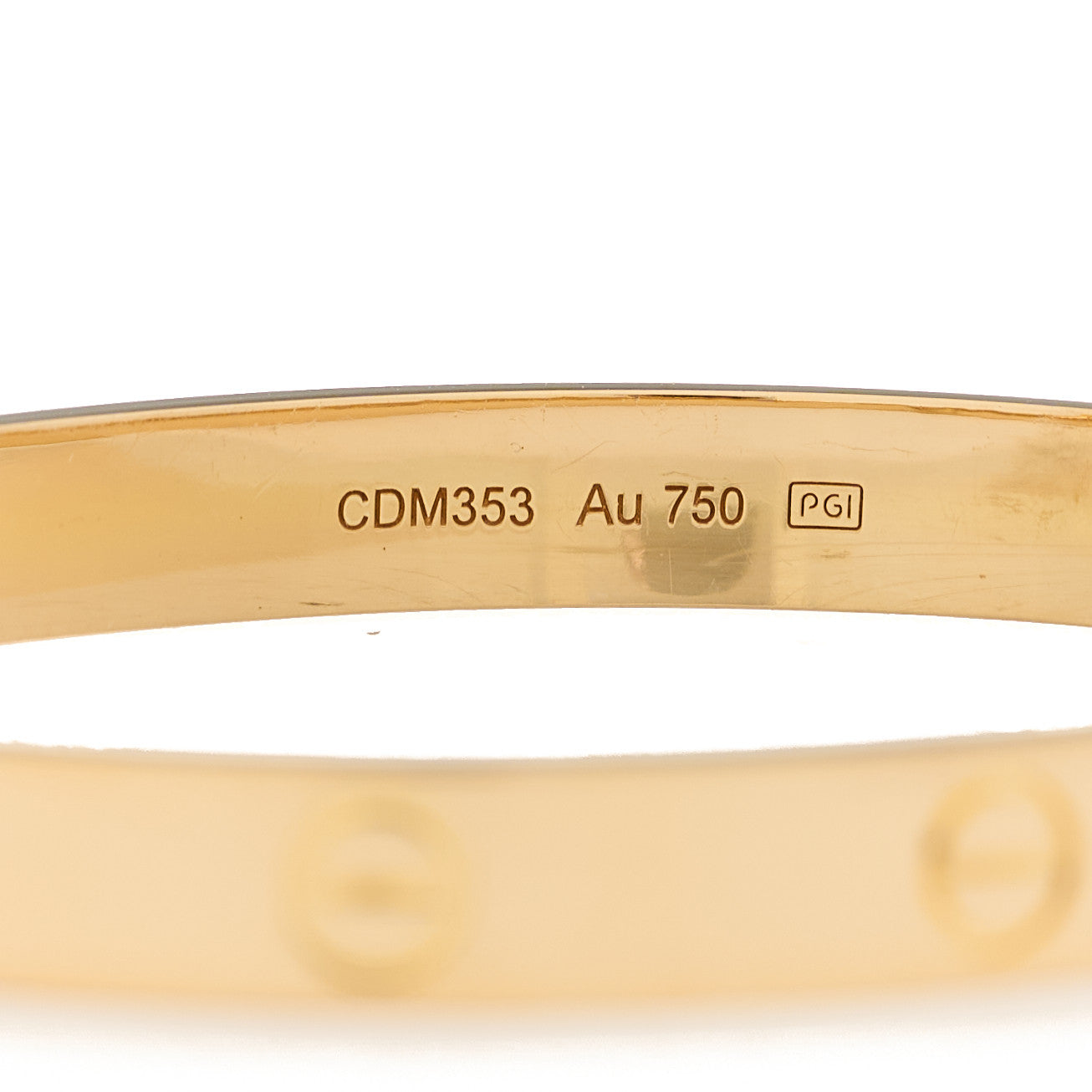 18K Yellow Gold LOVE Bracelet 18