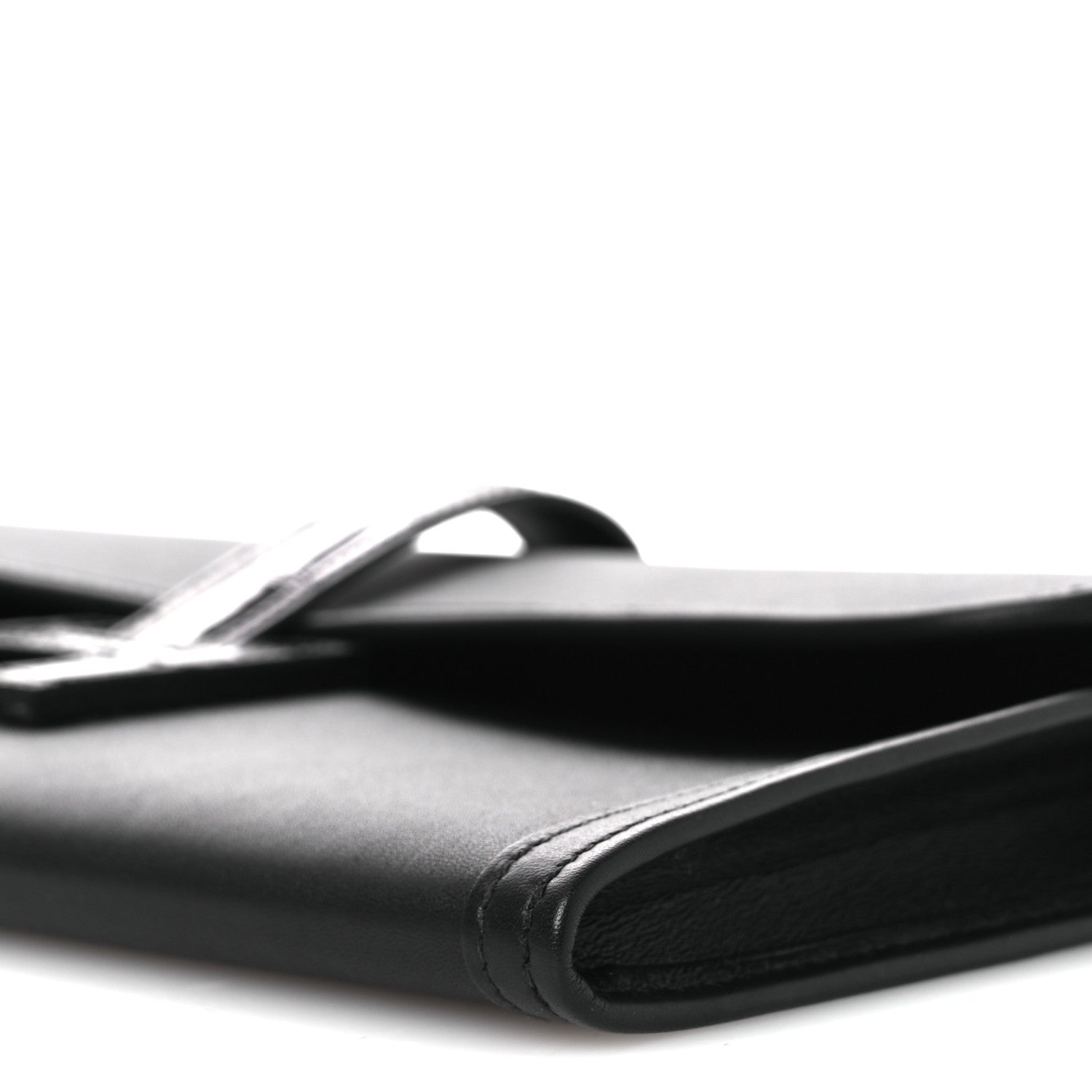 Hermes Swift Shiny Alligator Jige Elan 29 Touch Clutch Black 10 of 11