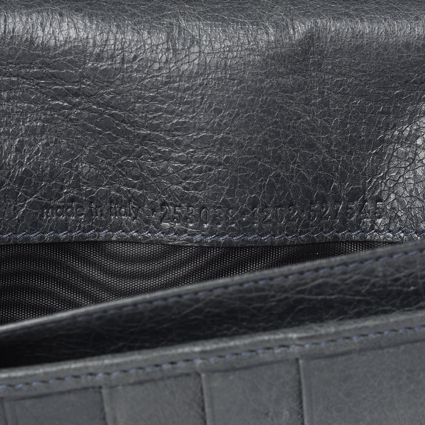 Agneau Classic Hardware Money Wallet Anthracite