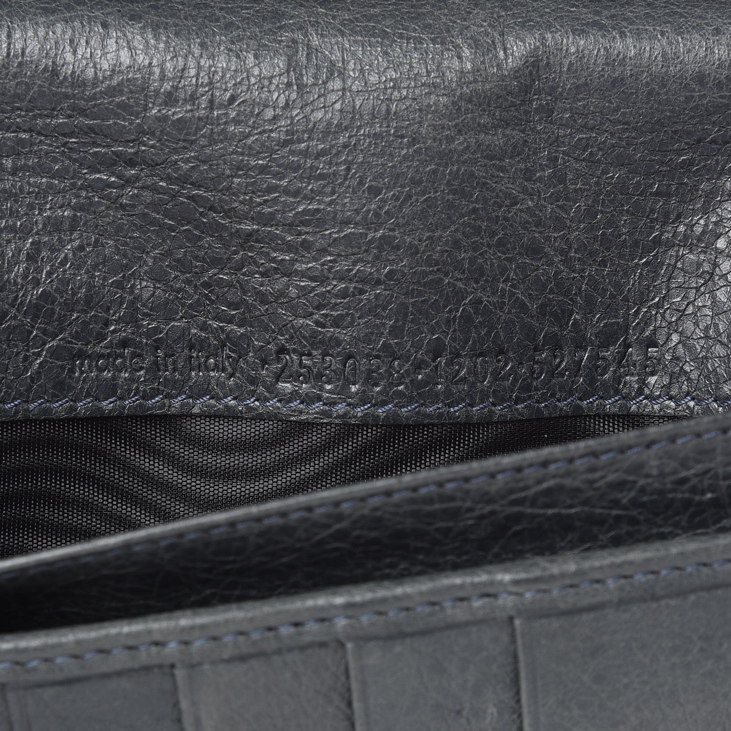 Balenciaga Agneau Classic Hardware Money Wallet Anthracite 7 of 15