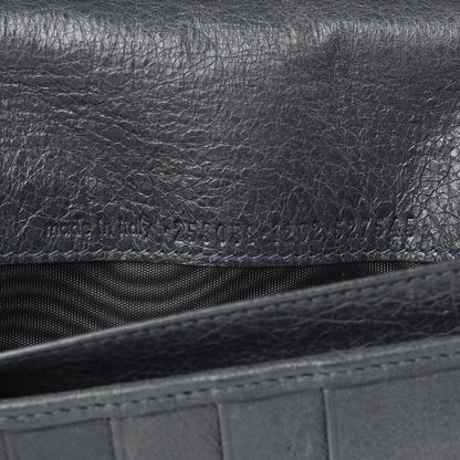 Balenciaga Agneau Classic Hardware Money Wallet Anthracite 7 of 15