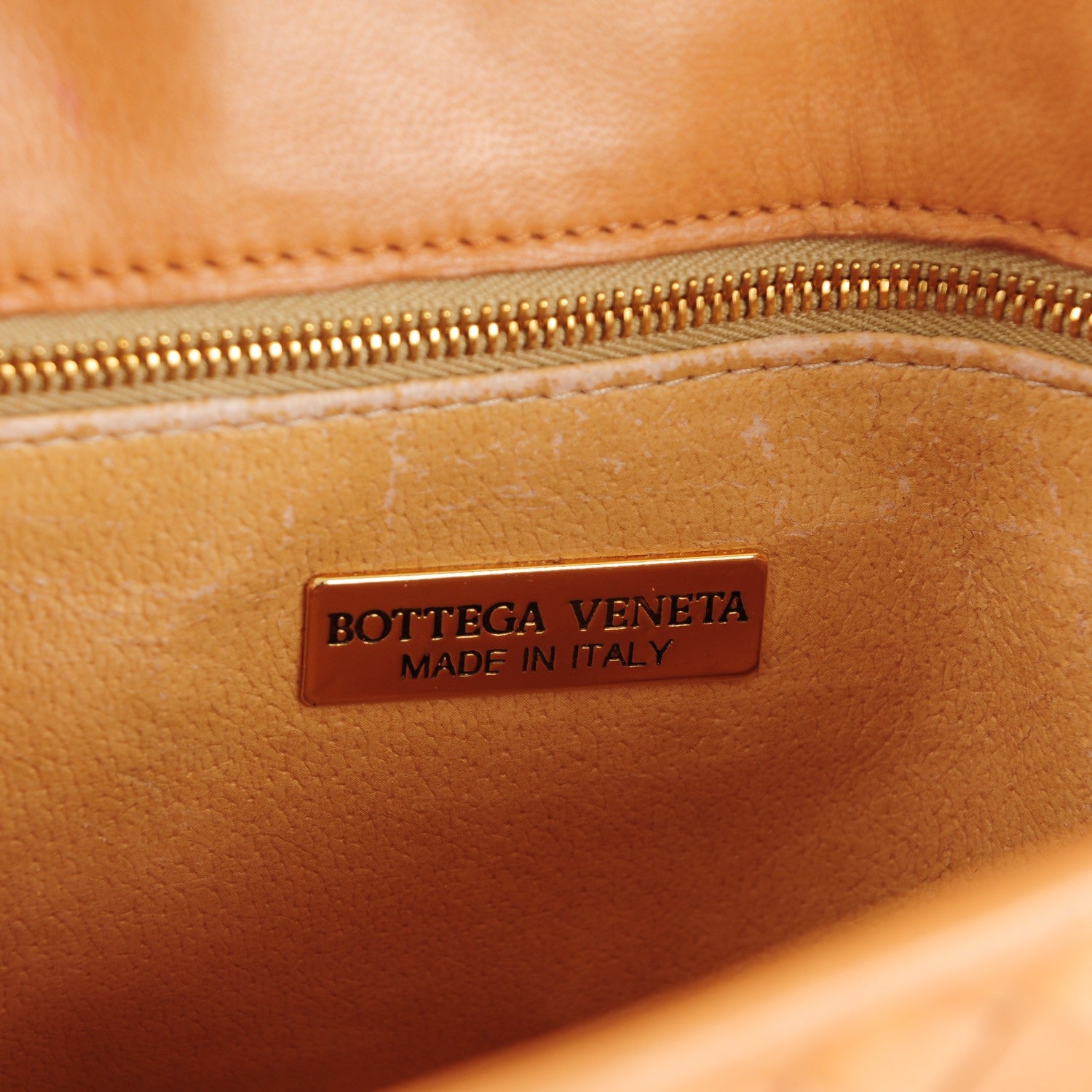 Bottega Veneta Vintage Nappa Intrecciato Woven Flap Chain Bag Beige 6 of 10
