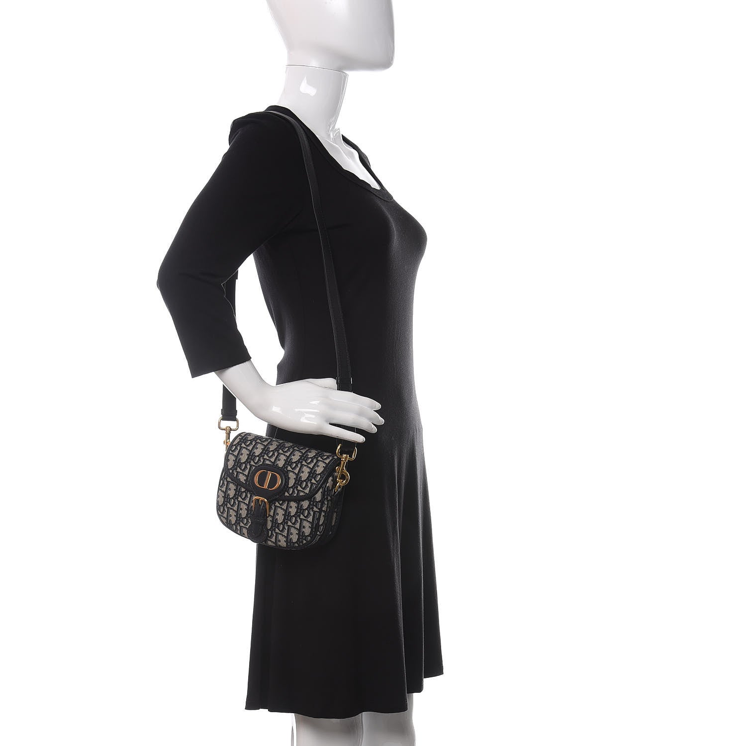 Christian Dior Oblique Small Bobby Flap Blue 2 of 9