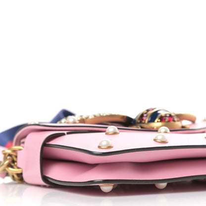 Gucci Nappa Pearl Studded Mini Queen Margaret Broadway Shoulder Bag Sugar Pink 8 of 10