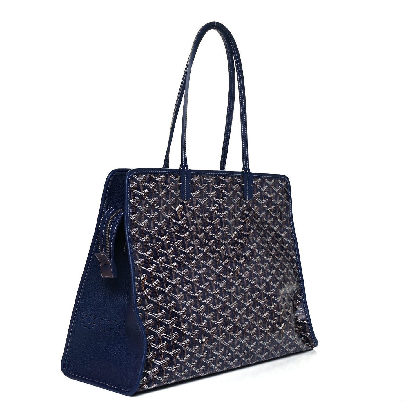 Goyardine Sac Hardy Pet Carrier PM Navy