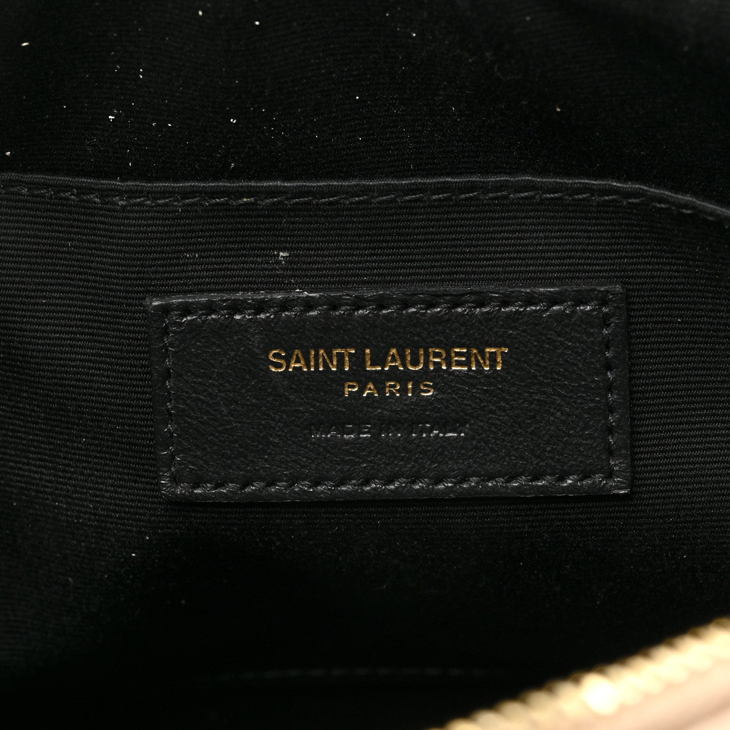 Saint Laurent Calfskin Matelasse Monogram Lou Camera Bag Dark Beige 6 of 10