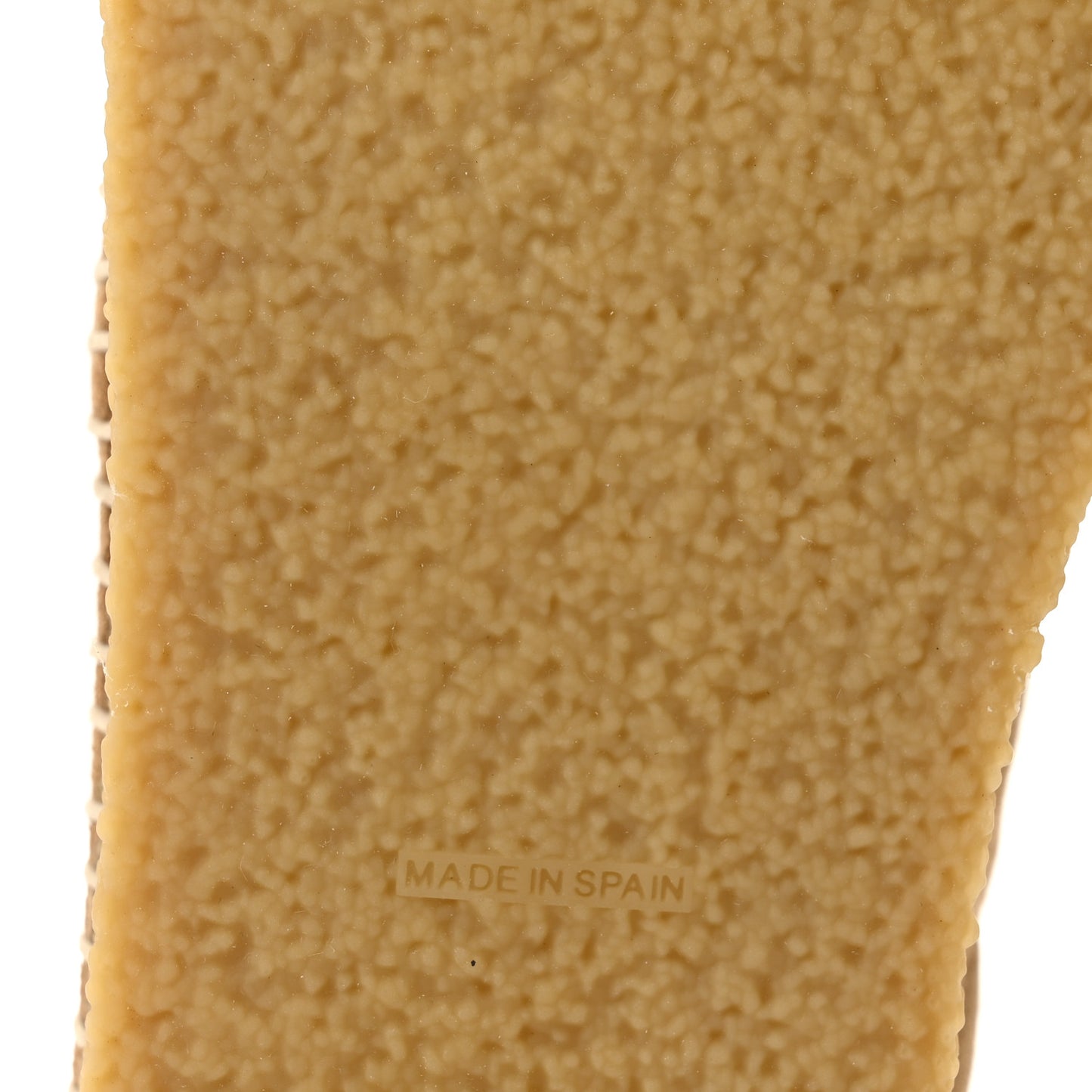 Suede Quilted CC Platform Espadrilles 39 Beige Black