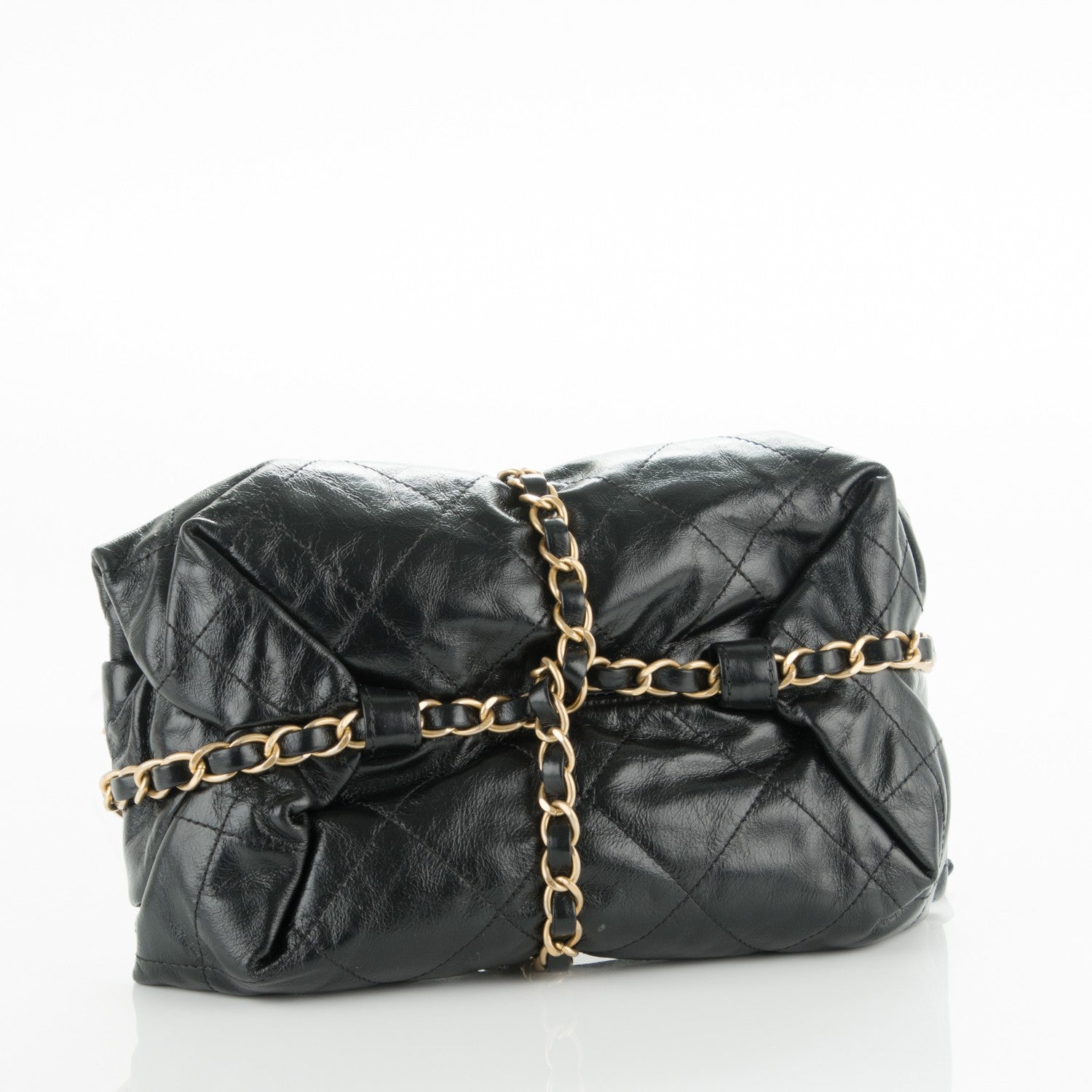 Chanel Calfskin Quilted Baluchon Black 4 of 8