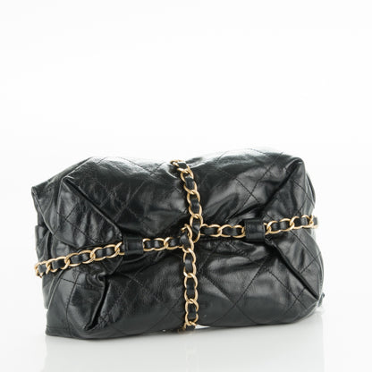 Chanel Calfskin Quilted Baluchon Black 4 of 8