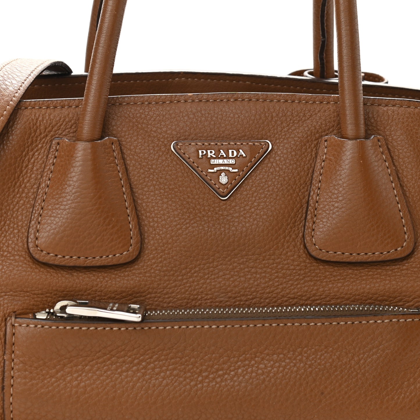 Vitello Daino Shopping Tote Cannella