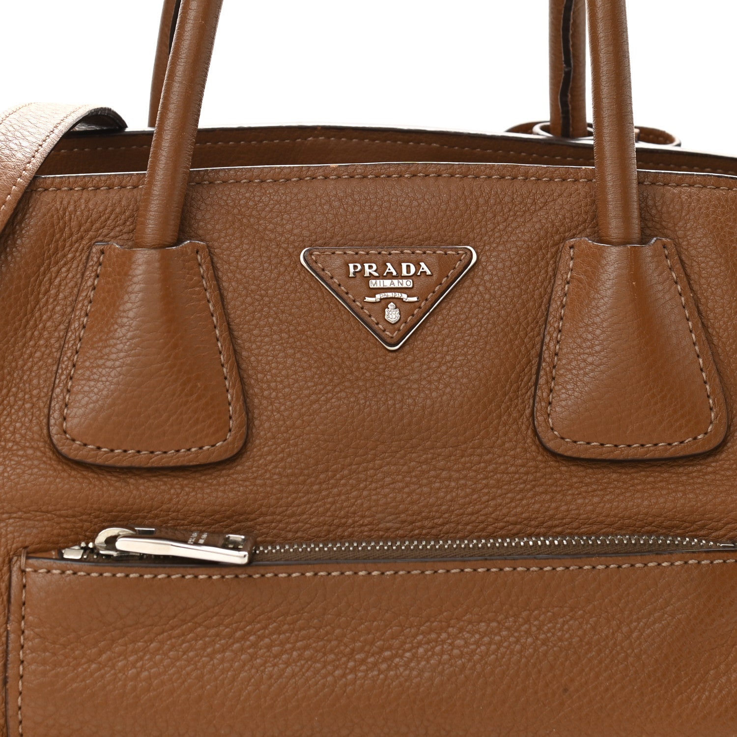 Prada Vitello Daino Shopping Tote Cannella 6 of 10