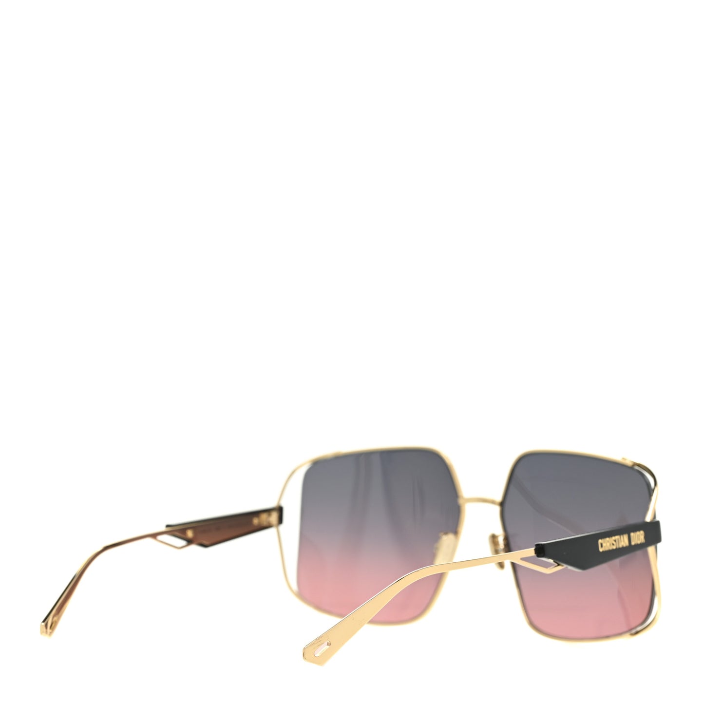 Metal ArchiDior S1U Sunglasses Gold