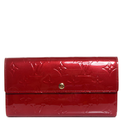 Louis Vuitton Vernis Sarah Wallet Pomme D'Amour 9 of 9