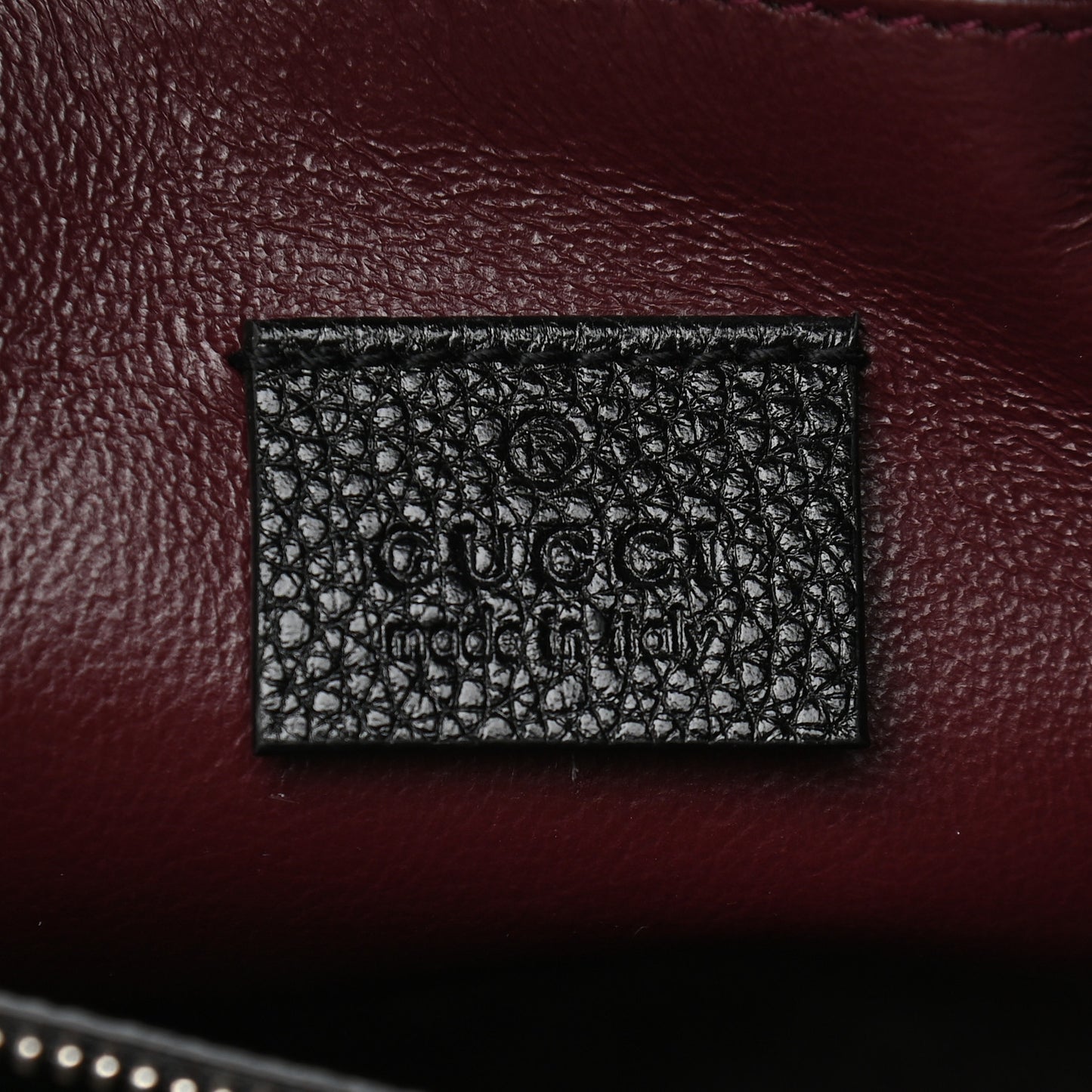Grainy Calfskin Small Zumi Top Handle Bag Black
