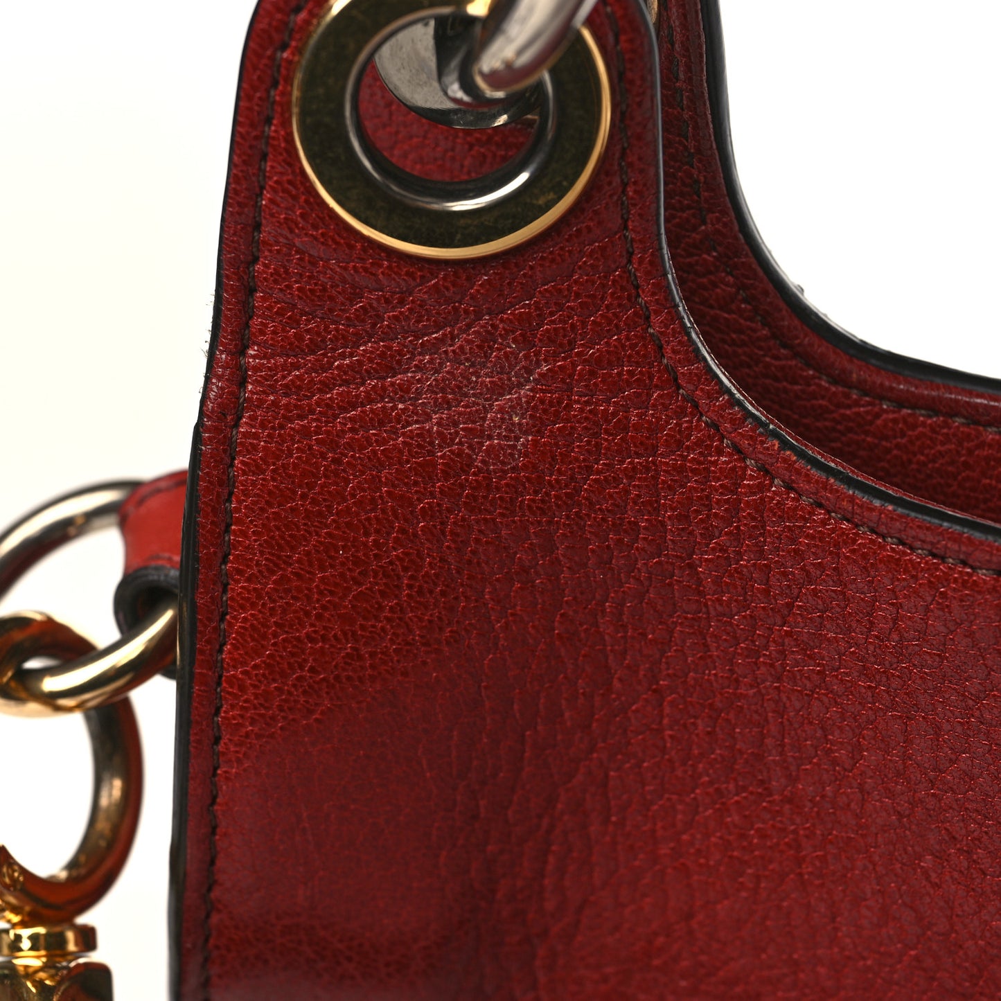 Calfskin Medium Tess Hobo Sepia Brown
