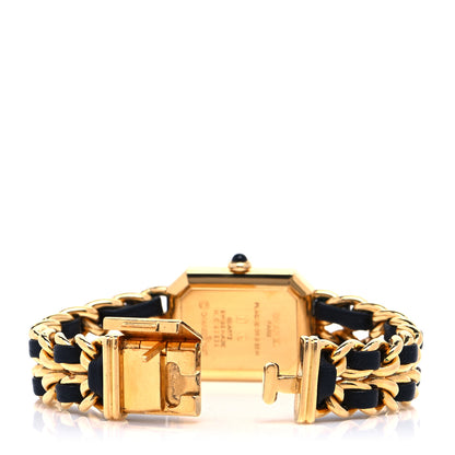Chanel Stainless Steel Lambskin 20mm Chain Premiere Quartz Watch Gold M 5 of 6