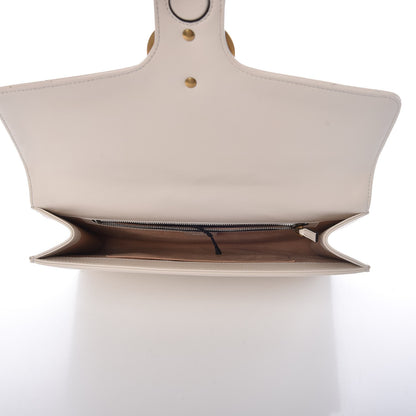 Gucci Calfskin Matelasse GG Marmont Clutch Mystic White 5 of 7