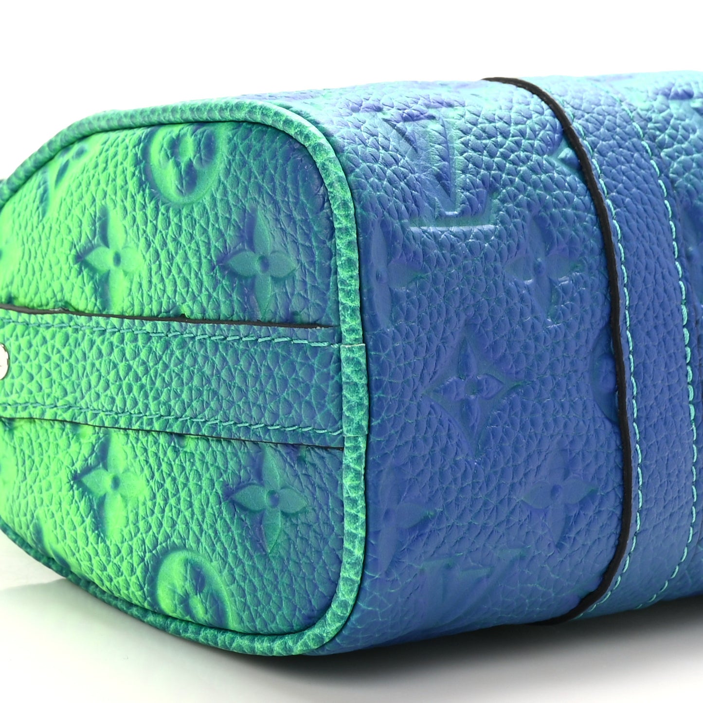 Taurillon Illusion Keepall XS Bleu Vert