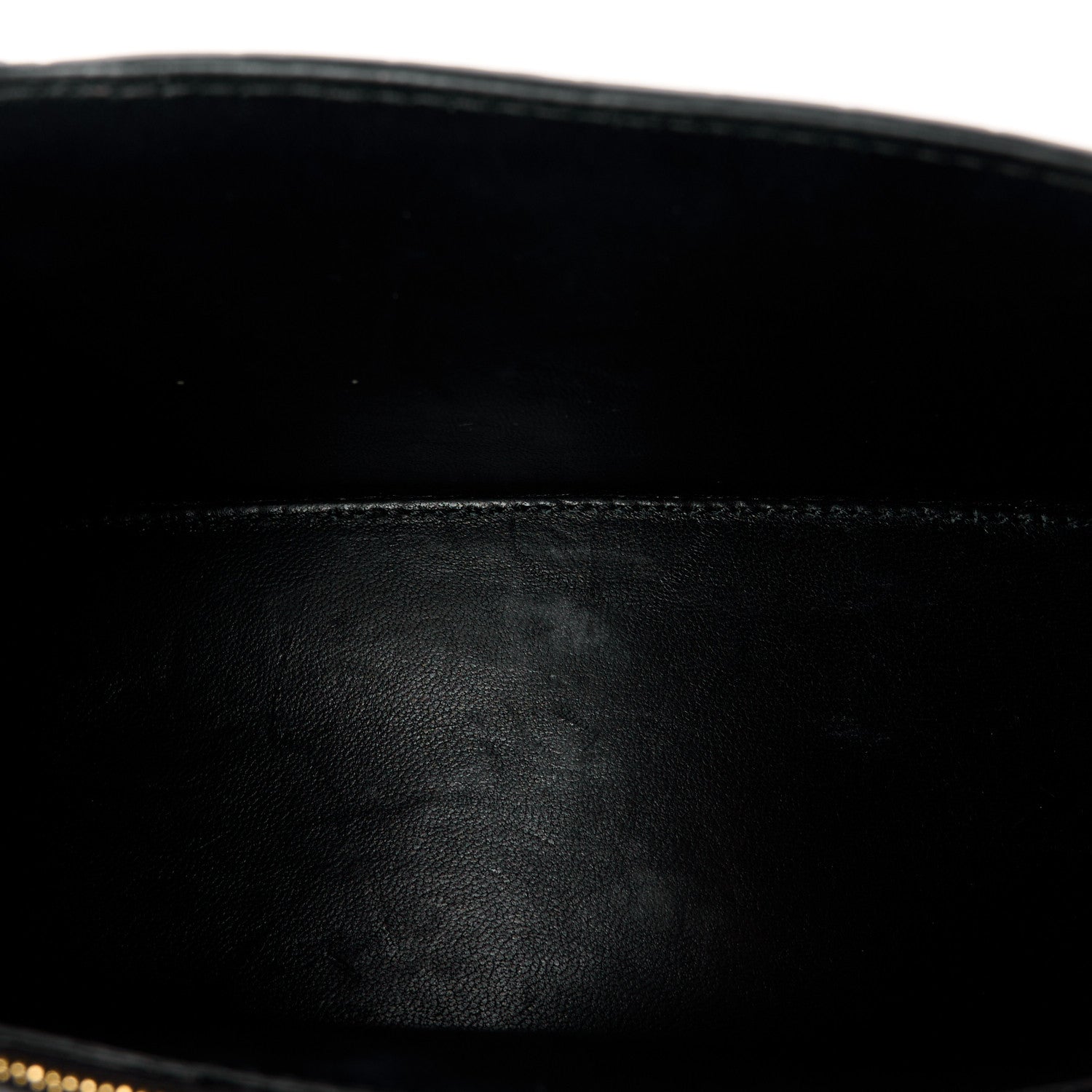 Balenciaga Shiny Calfskin Crocodile Embossed Small Hourglass Top Handle Bag Black 10 of 13