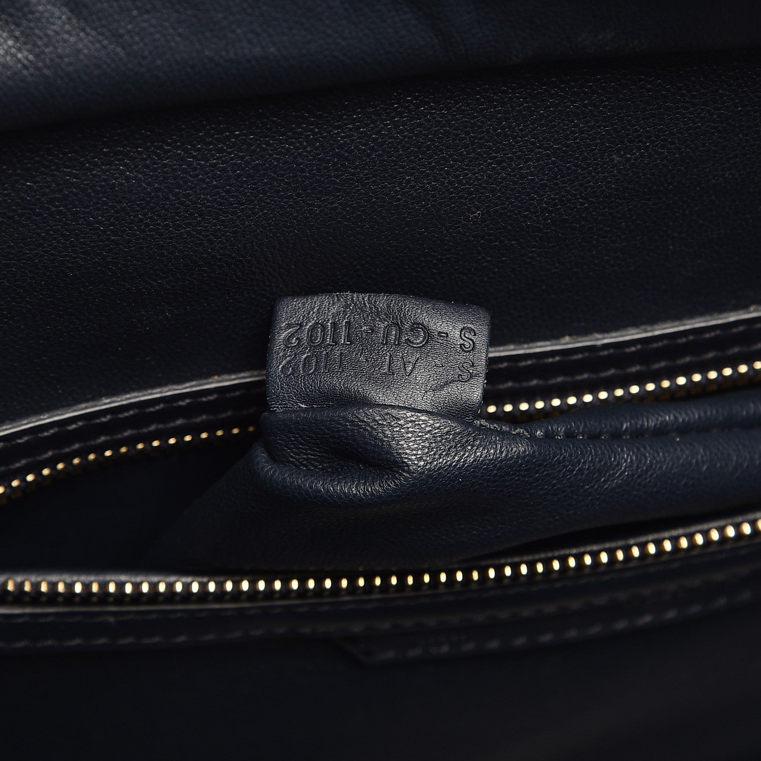 Celine Smooth Calfskin Mini Luggage Navy Blue 7 of 19