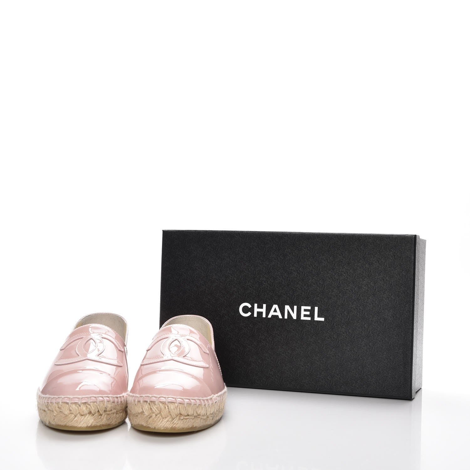 Chanel Patent CC Espadrilles 39 Pink 9 of 9