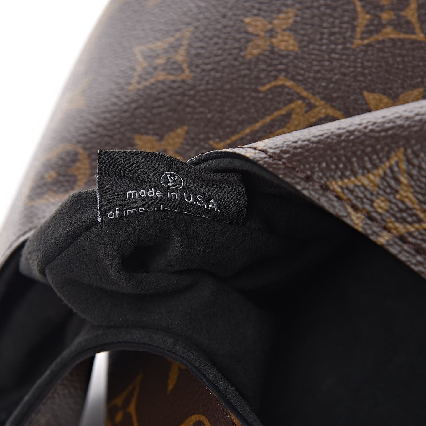 Monogram Flower Hobo Black