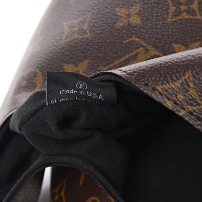 Louis Vuitton Monogram Flower Hobo Black 6 of 11