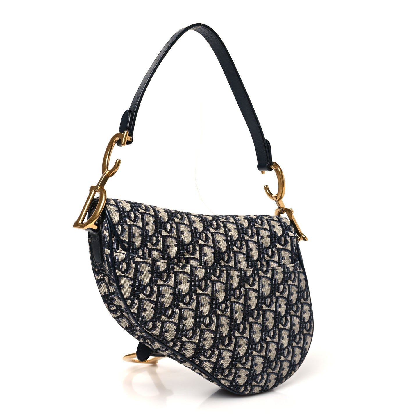 Oblique Saddle Bag Blue